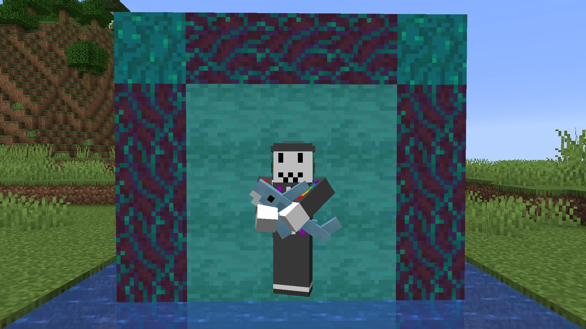 Hellish Blåhaj, Моды, Minecraft