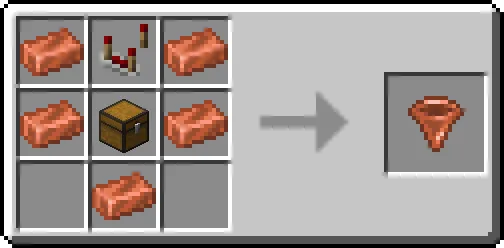 Copper Hopper [Recipes], Дата-паки, Minecraft