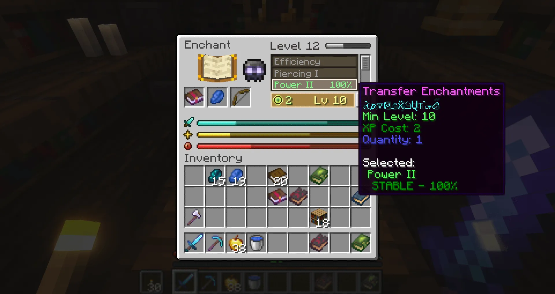 Atheneum, Моды, Minecraft