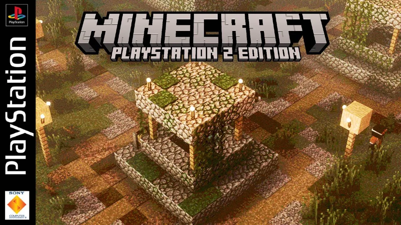 PS2 CRAFT - Zombie Survival Horror Edition — скриншот 2 (Модпаки, Minecraft)