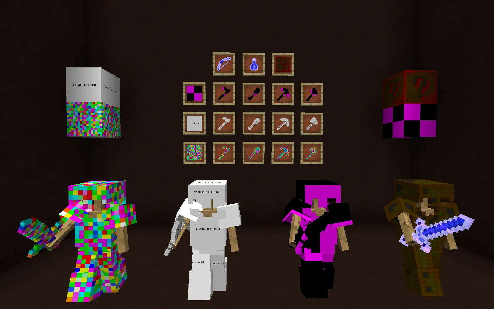 Error Lucky Block, Кастомизации, Minecraft