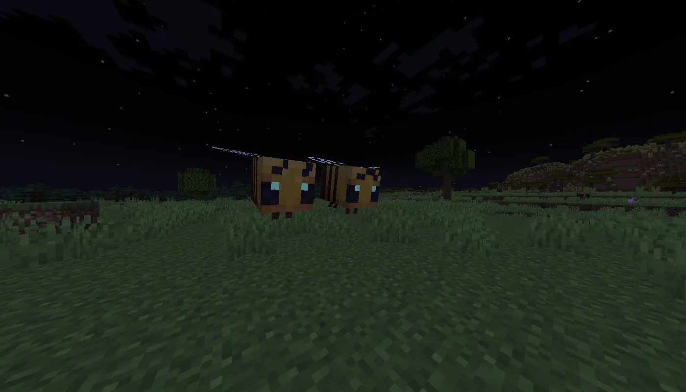 Emissive Bee, Текстуры, Minecraft