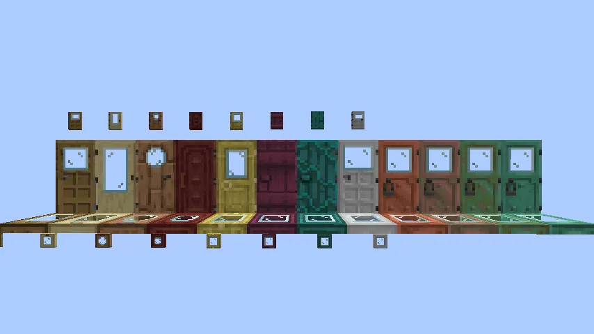 WINDOW DOOR — скриншот 2 (Текстуры, Minecraft)