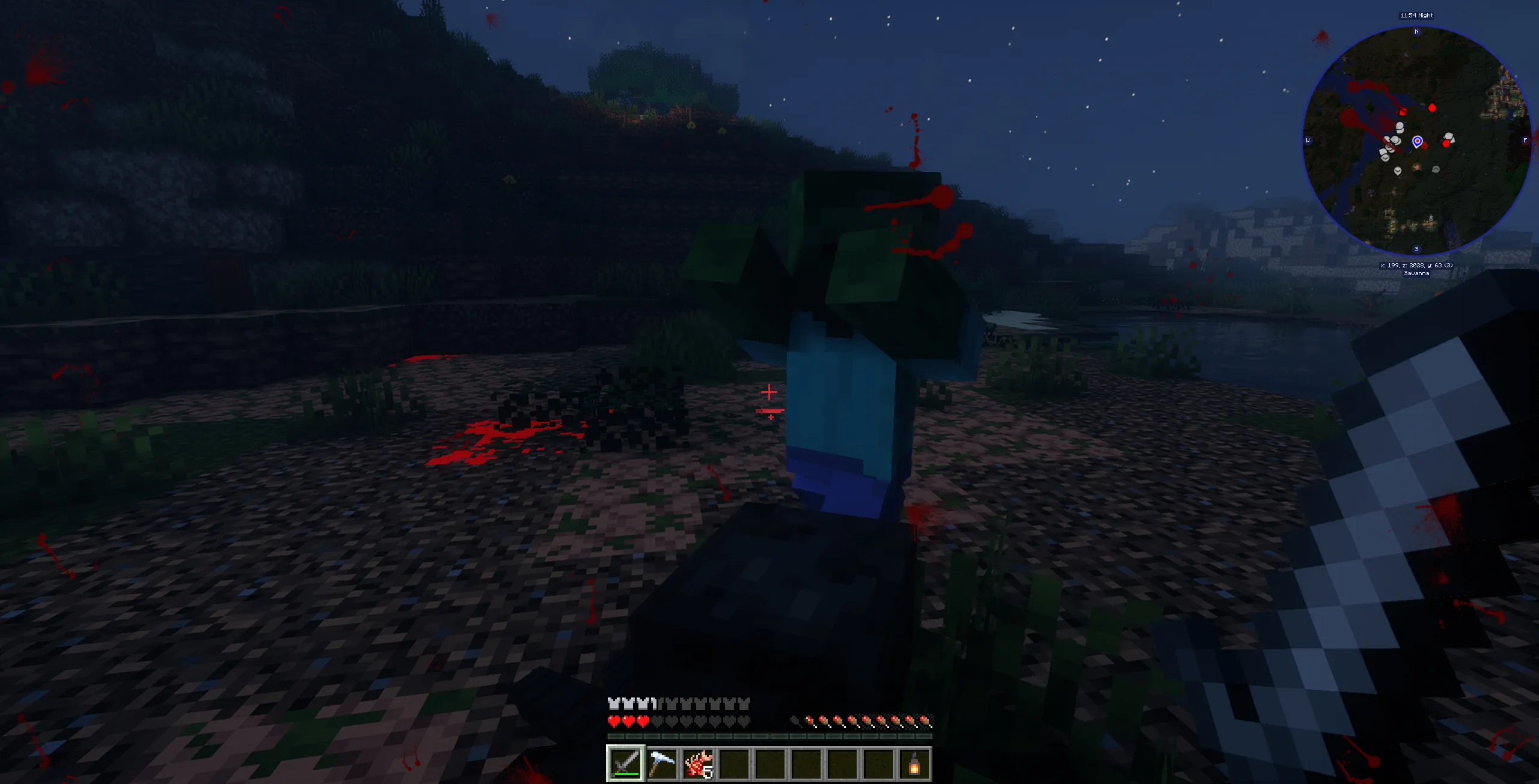Plague Unleashed - Post-Apocalyptic World with Viruses — скриншот 1 (Модпаки, Minecraft)