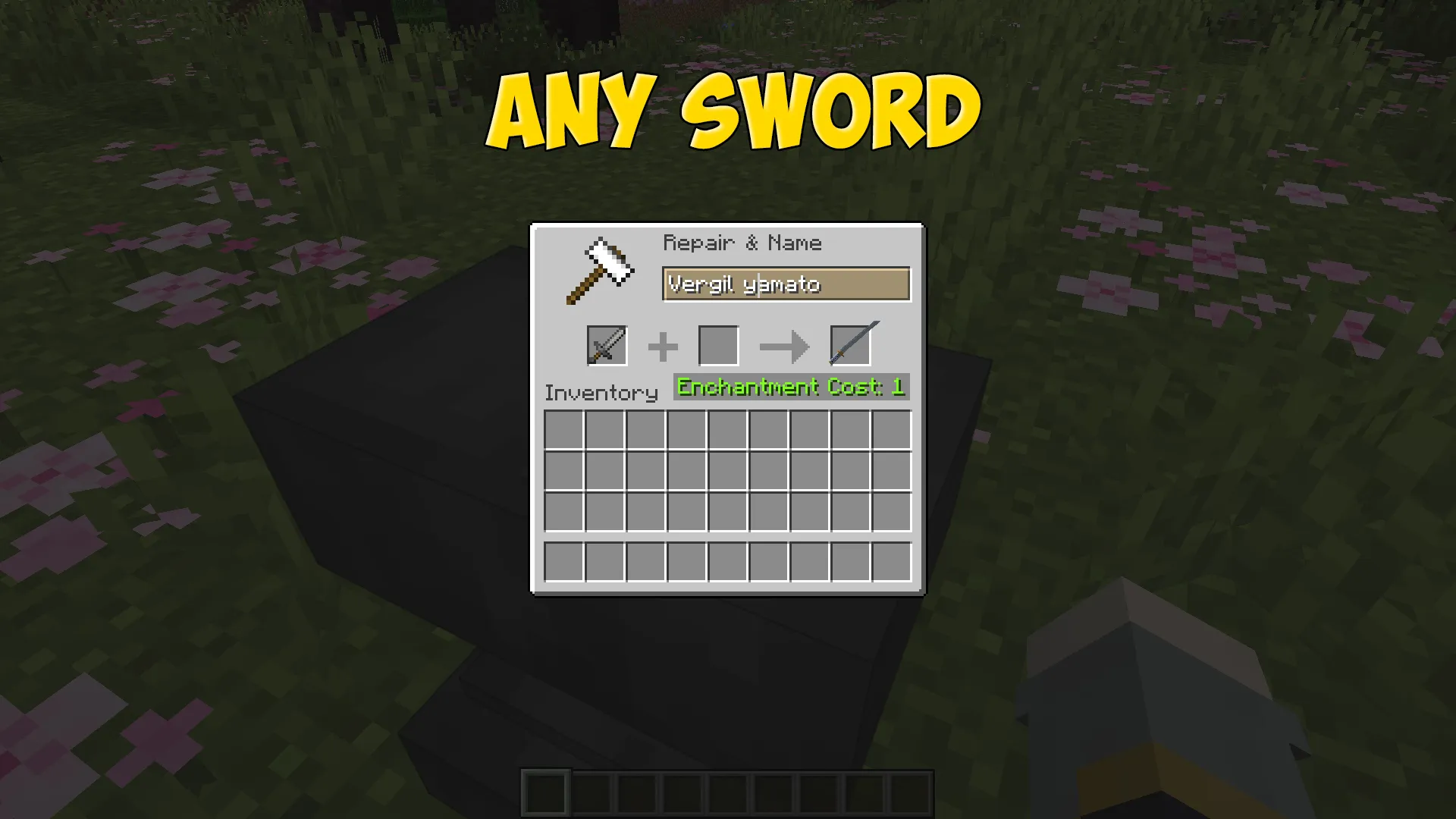 Vergil yamato from anime Devil may cry — скриншот 2 (Текстуры, Minecraft)