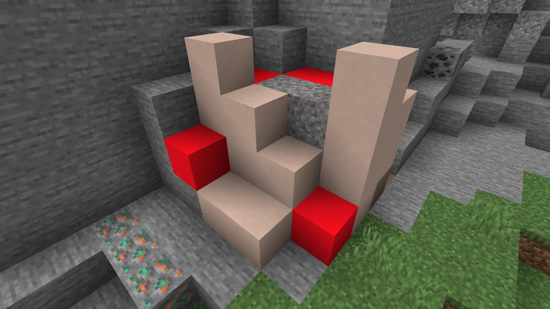 Suspicious Gravel Full Red, Текстуры, Minecraft