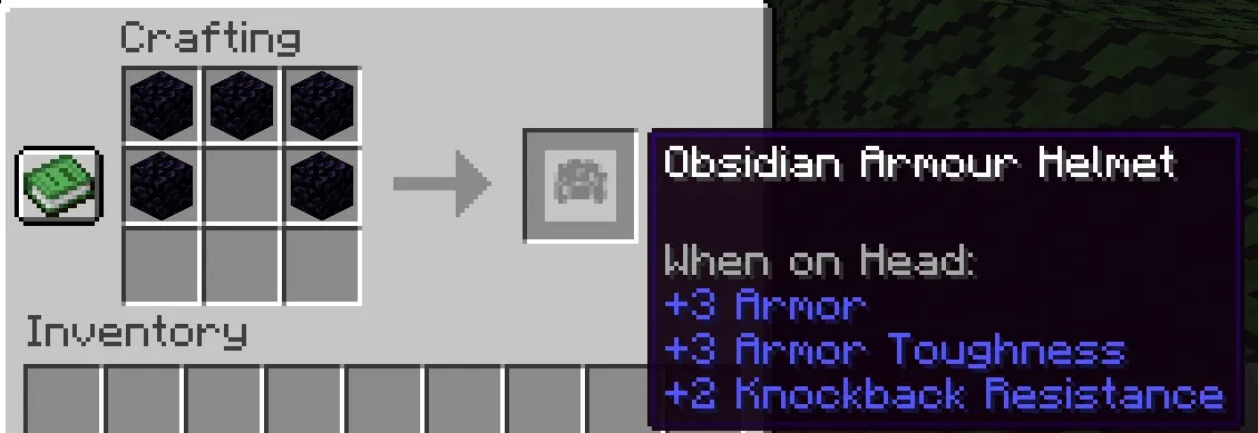 Obsidian Armor & Tools Pack — скриншот 9 (Моды, Minecraft)