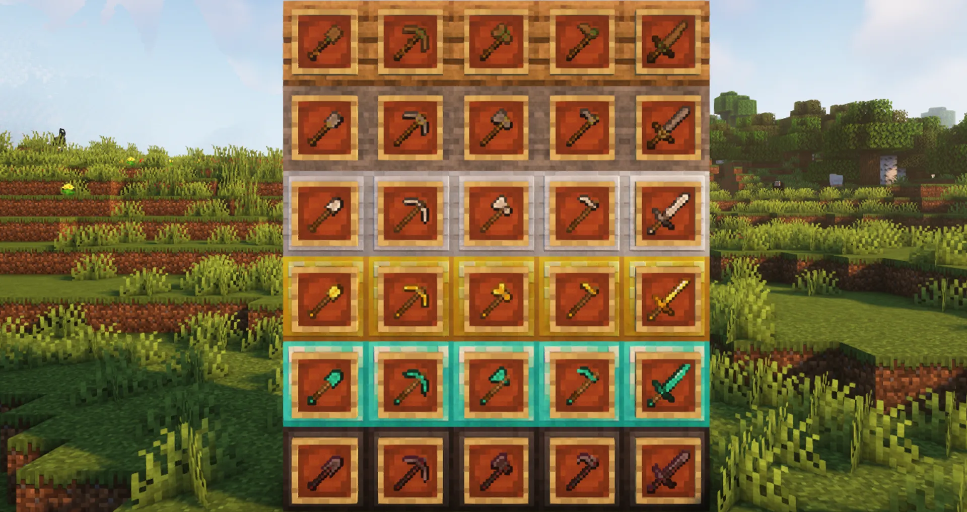 Unique Tools! — скриншот 4 (Текстуры, Minecraft)