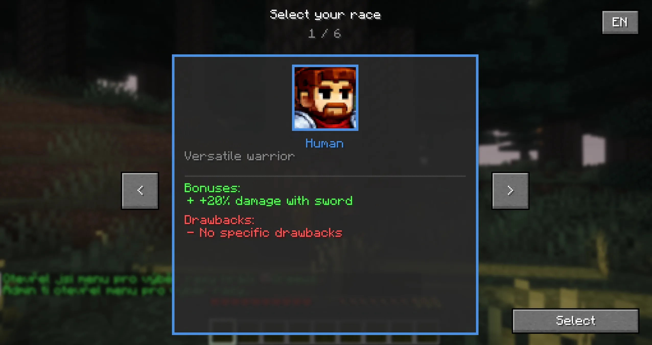 Greews Races, Моды, Minecraft