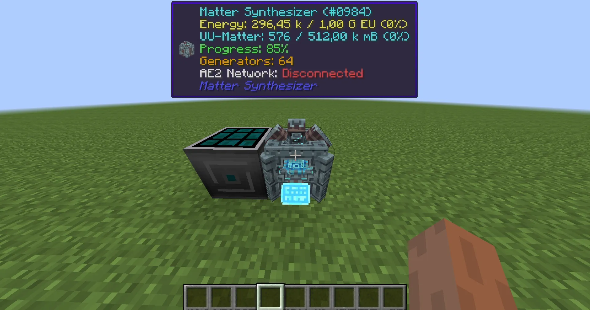 MatterSynthesizer, Моды, Minecraft