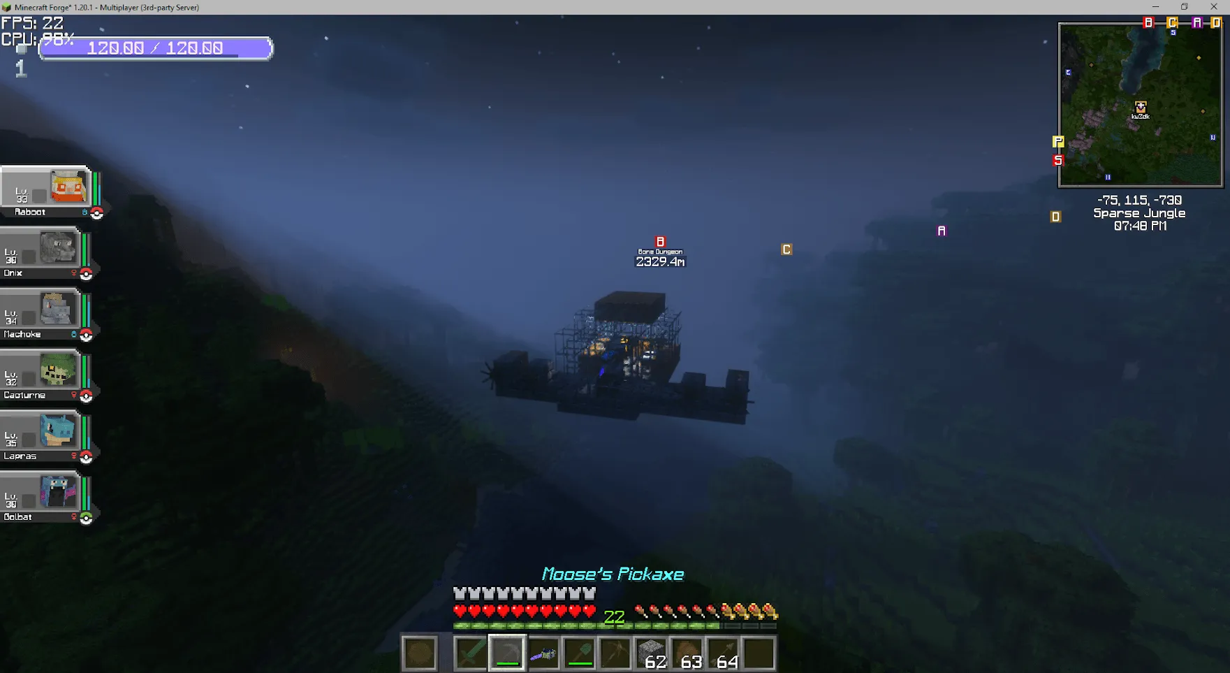 XenoTech, Моды, Minecraft