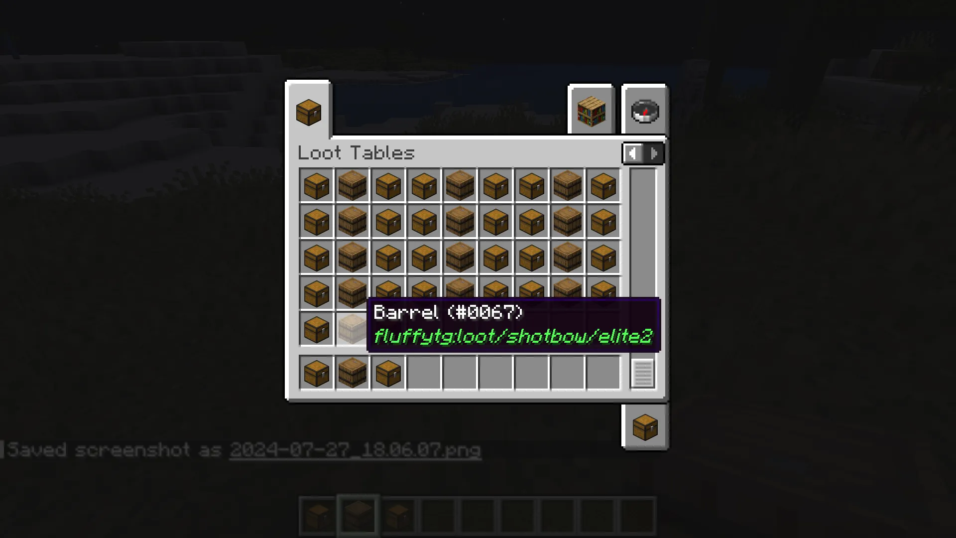 Loot Explorer, Моды, Minecraft