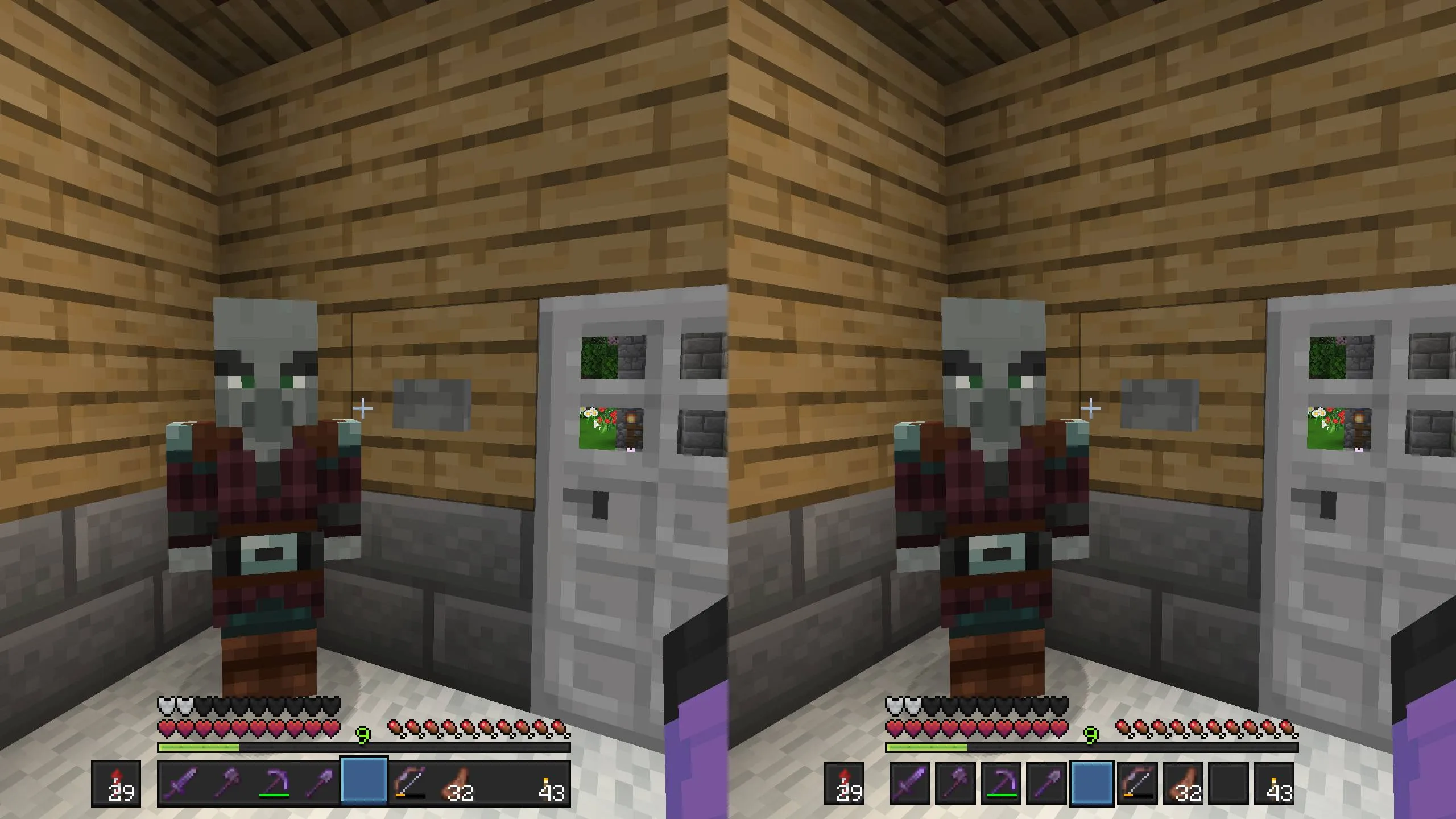 Unique Dark - Hotbar Add-On — скриншот 3 (Текстуры, Minecraft)