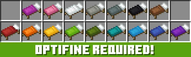 Java item Beds — скриншот 2 (Текстуры, Minecraft)