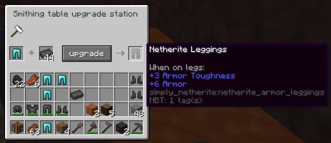 Simply Netherite — скриншот 8 (Моды, Minecraft)