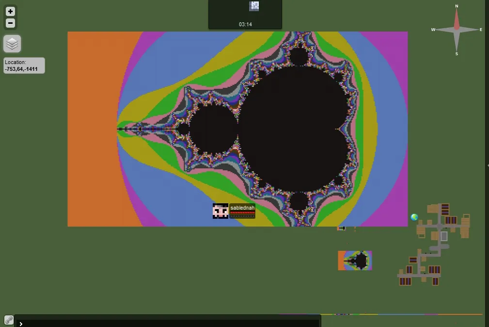 Mandelbrot — скриншот 2 (Плагины, Minecraft)