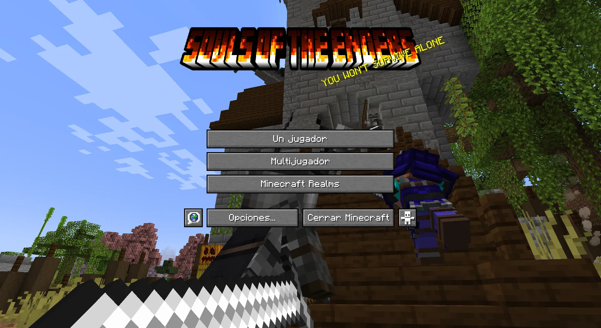 Souls of the Enders Menu — скриншот 2 (Текстуры, Minecraft)