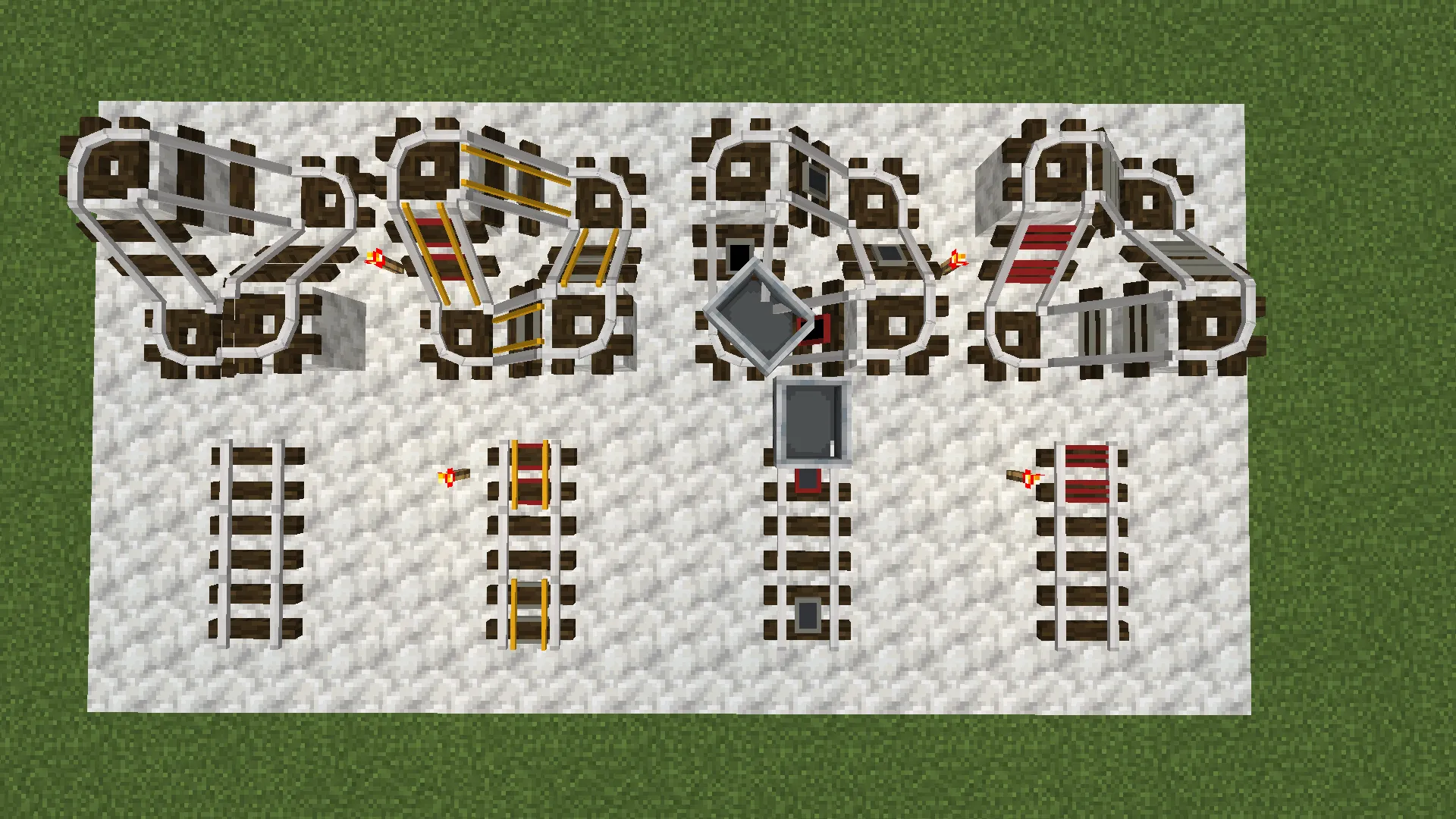 Dark Oak Logs Rail, Текстуры, Minecraft