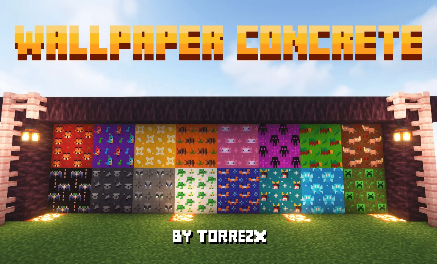 Torrezx-Wallpaper concrete, Текстуры, Minecraft