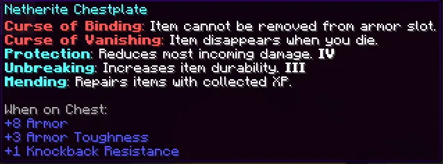 Enchantment Descriptions Java — скриншот 2 (Текстуры, Minecraft)