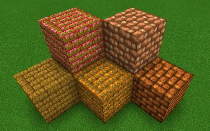 Logical Bricks, Текстуры, Minecraft
