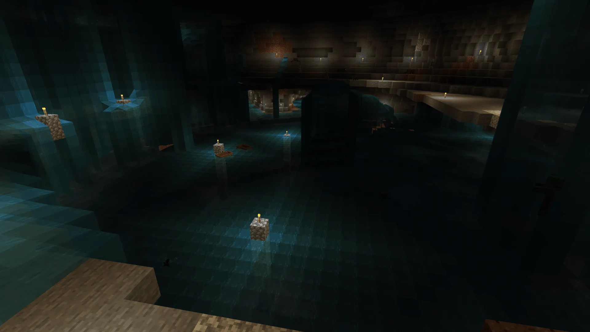 Undermod | Underground Biomes, Village Sewers, Giant Meteorite Craters, Subterranean Seas, Rives, Caves and more!, Моды, Minecraft