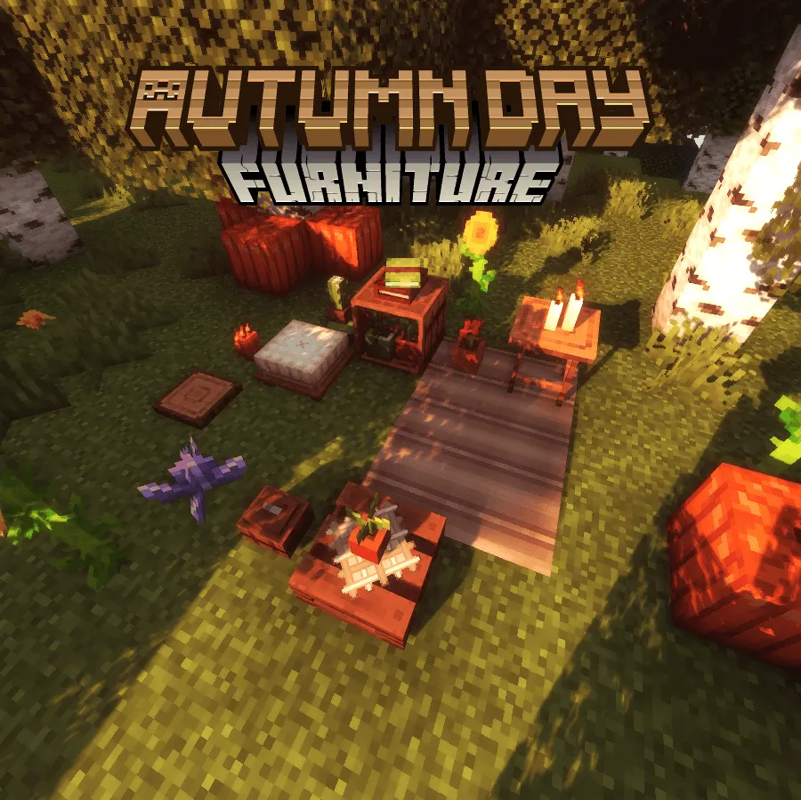 Autumn day Furniture, Моды, Minecraft