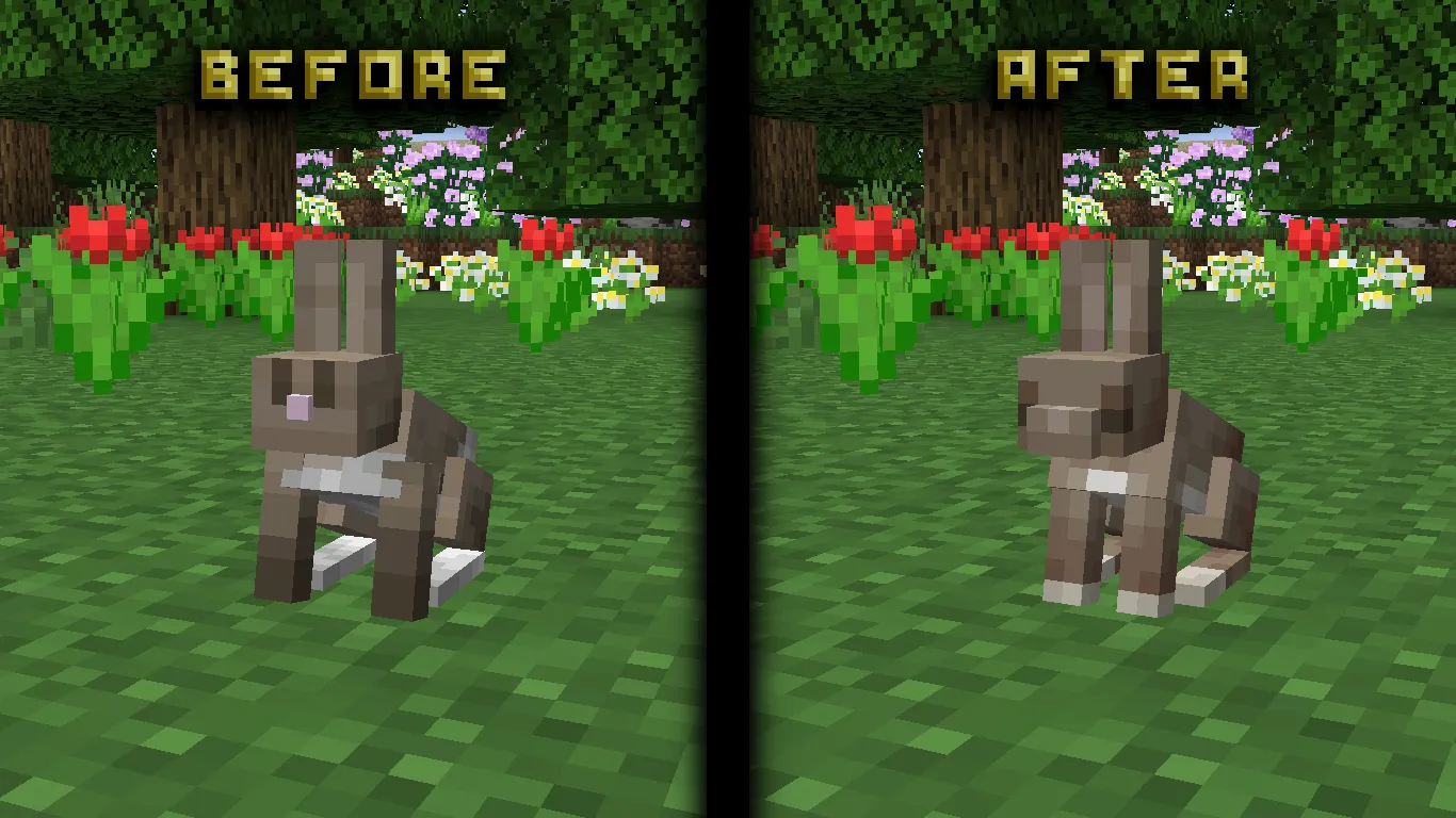 Remodeled Rabbit — скриншот 5 (Текстуры, Minecraft)