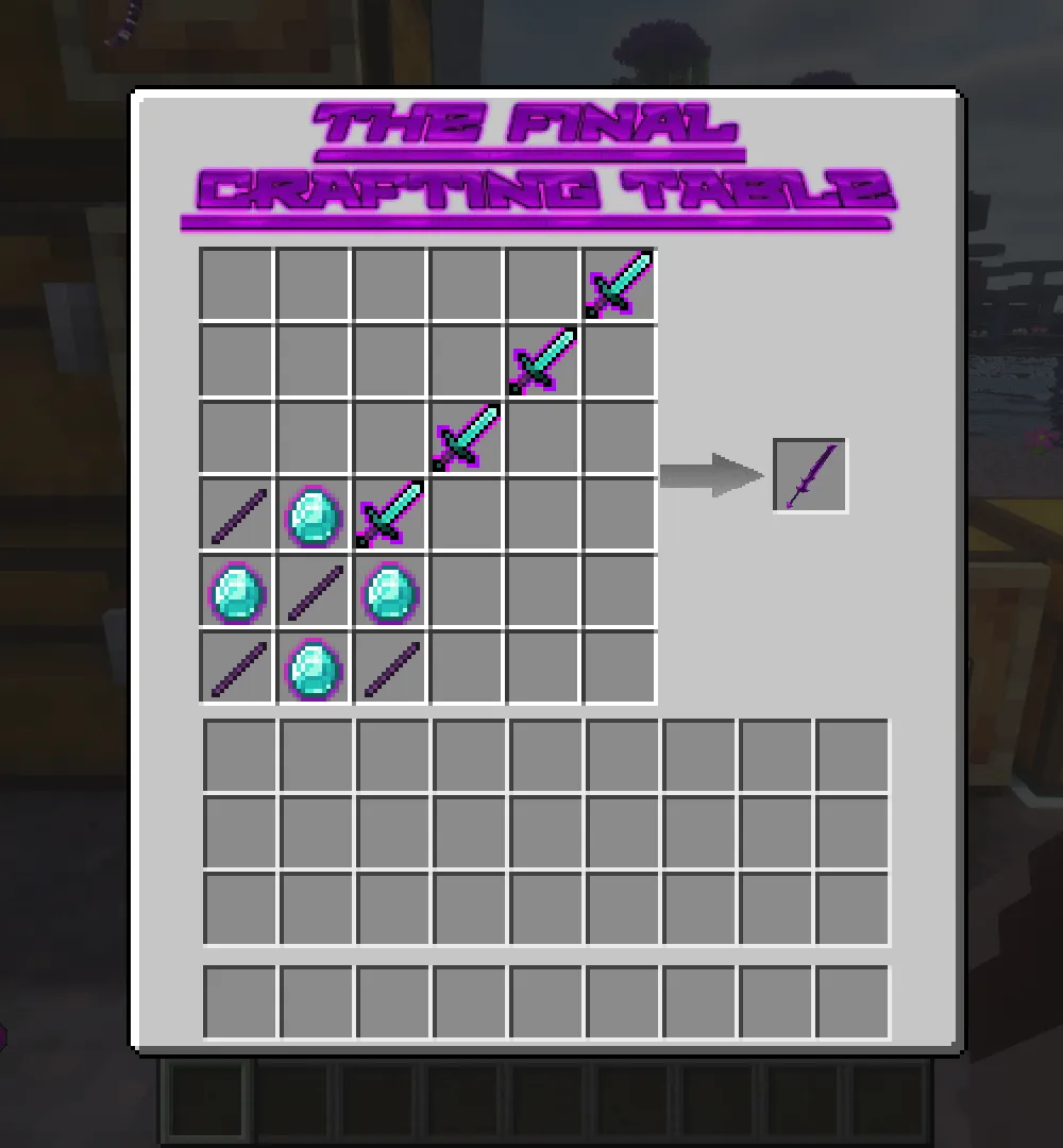 The Final Recipes — скриншот 1 (Моды, Minecraft)
