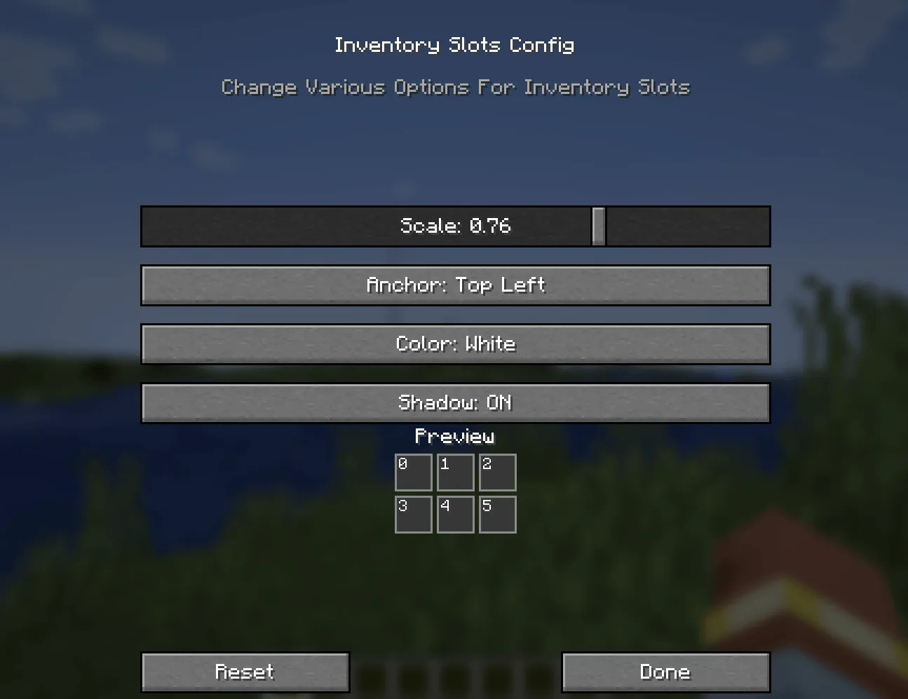 Inventory Slots, Моды, Minecraft