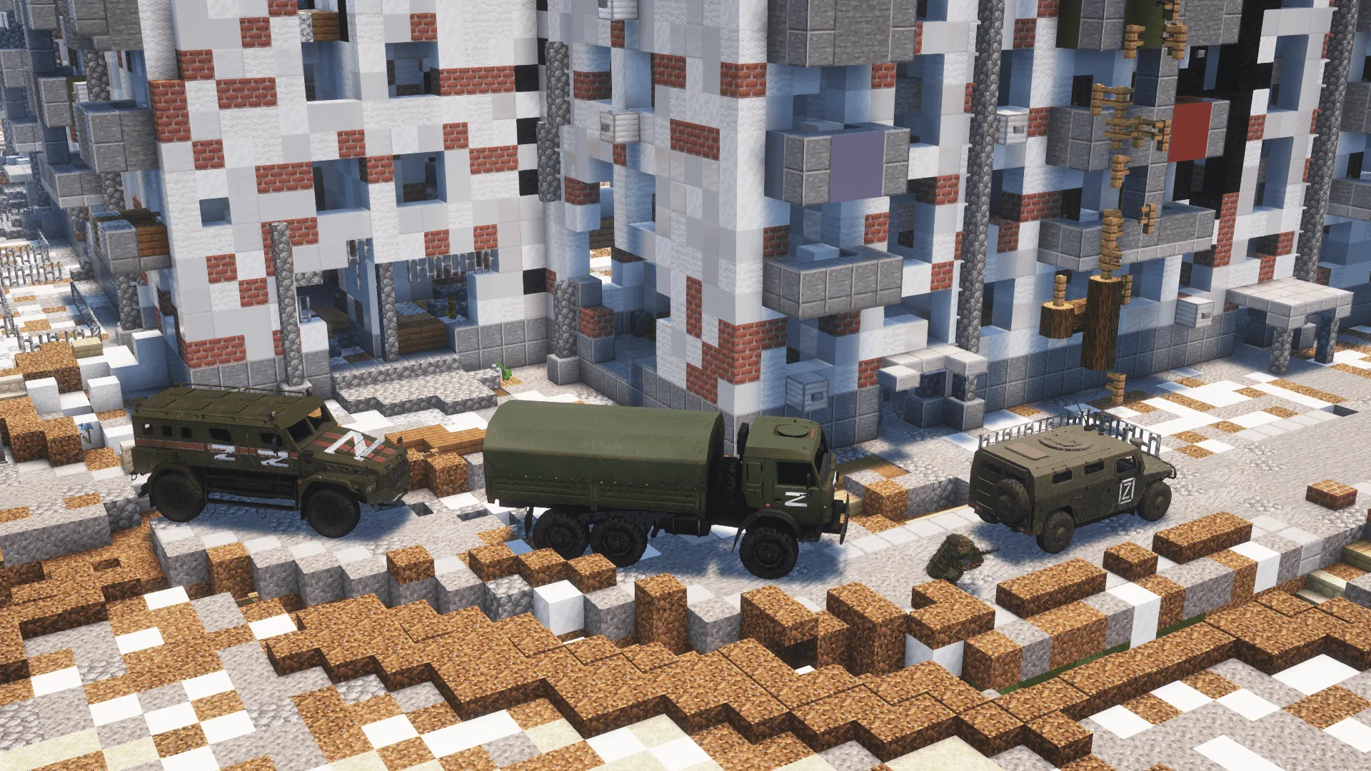 Russian Armed Forces [Immersive Vehicles/IV/MTS] Military Vehicles — скриншот 5 (Моды, Minecraft)