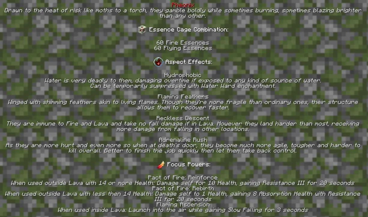 Aspects: Reclaimed, Моды, Minecraft