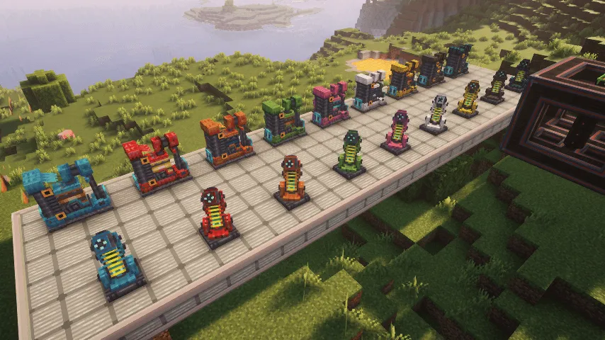 Oritech, Моды, Minecraft