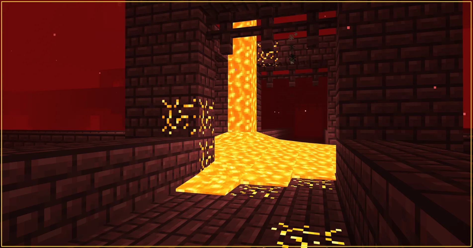 Magma Cracked Nether Bricks — скриншот 1 (Текстуры, Minecraft)