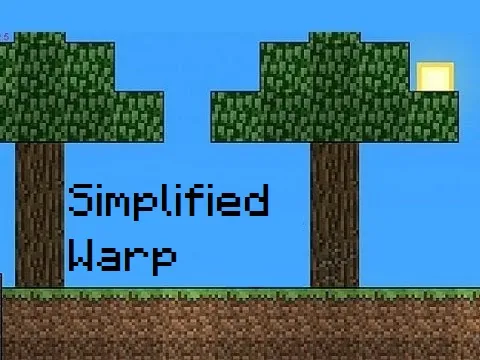 SimplifiedWarp — скриншот 1 (Плагины, Minecraft)