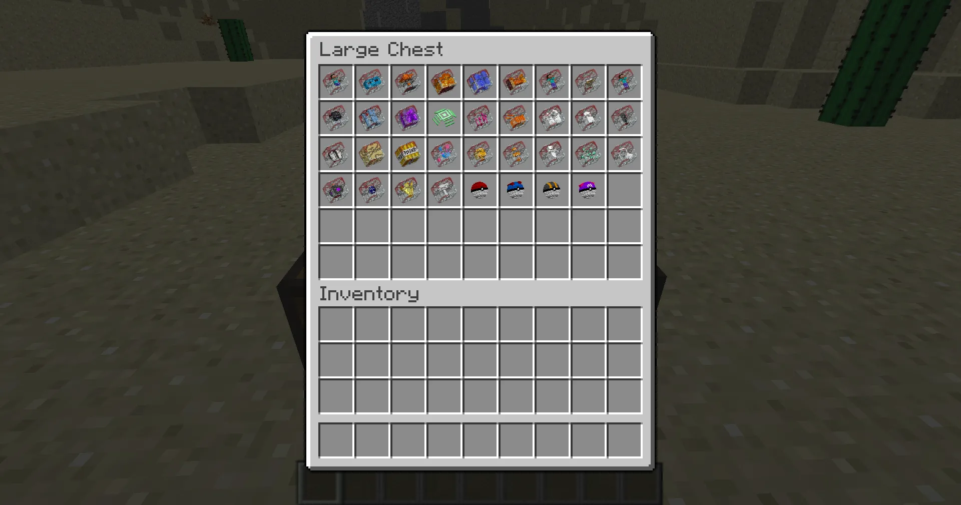 Pokémon Lucky Block REMASTERED, Кастомизации, Minecraft