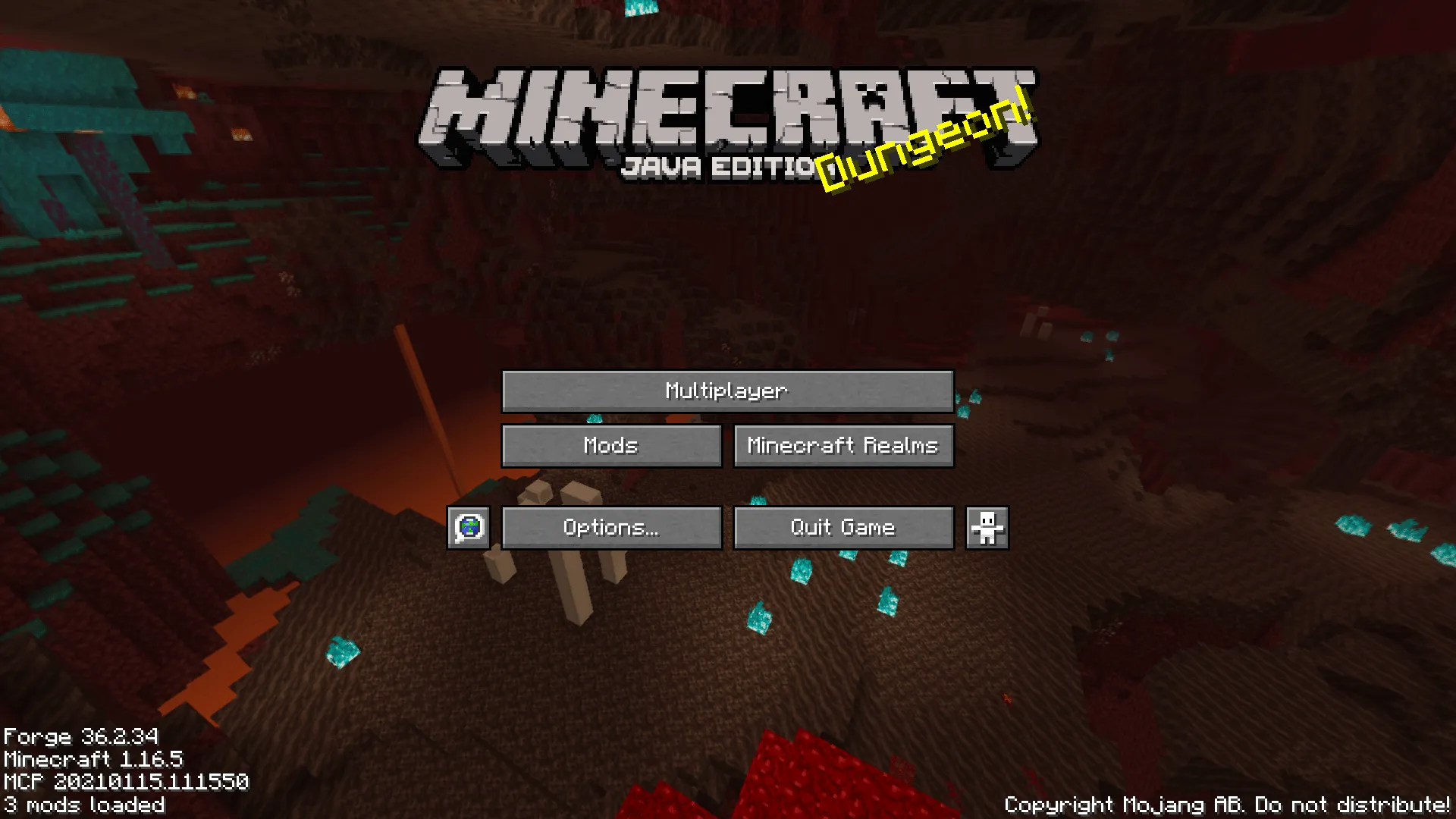 No Singleplayer Menu, Моды, Minecraft