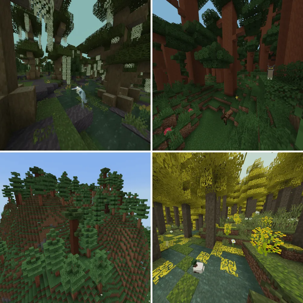 Arboreal Nature — скриншот 1 (Моды, Minecraft)