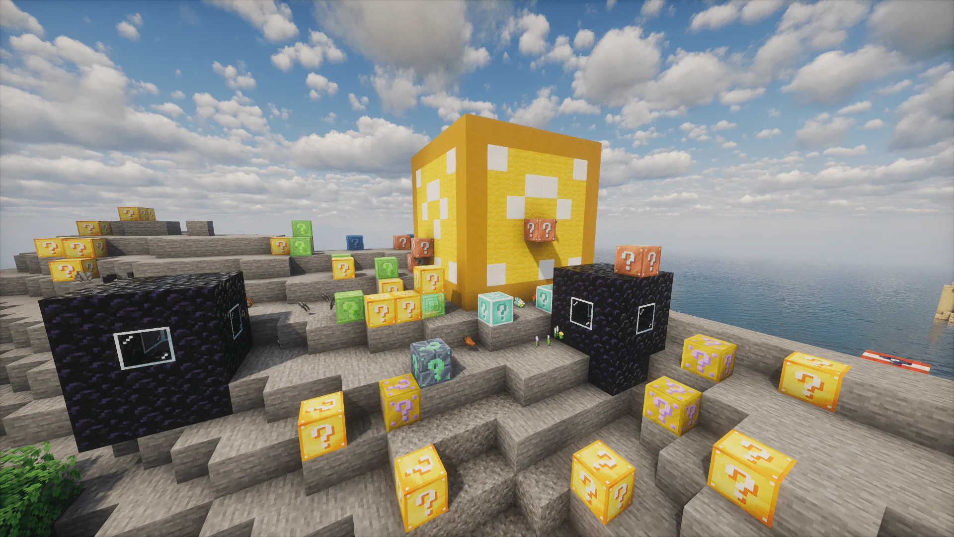 Lucky Block Explosion — скриншот 2 (Модпаки, Minecraft)