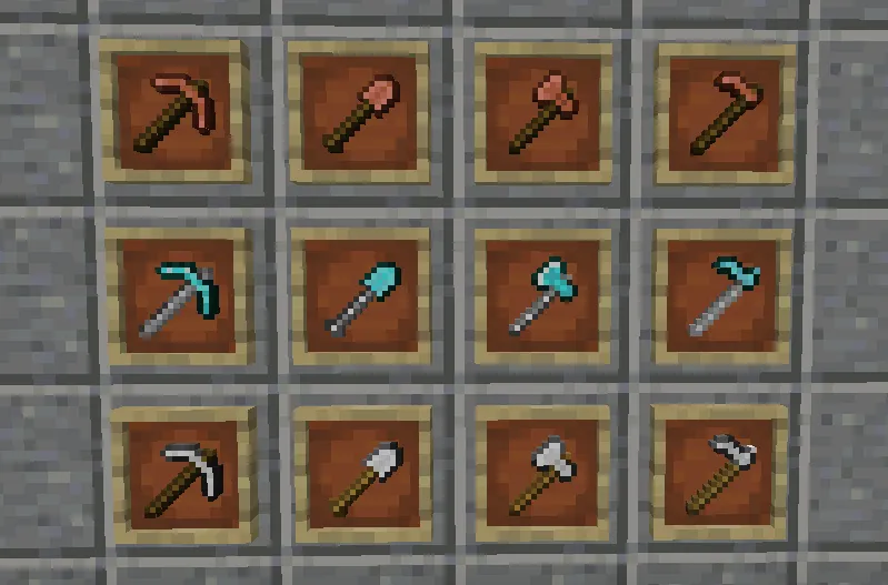 More weapons and tools, Моды, Minecraft