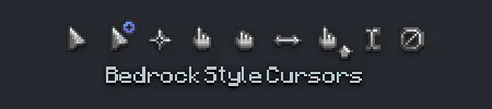 Bedrock-Style Cursors, Текстуры, Minecraft