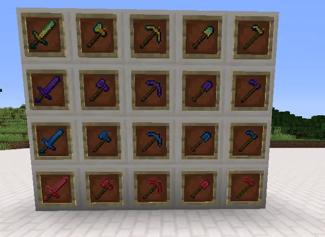 Underground Materials, Моды, Minecraft