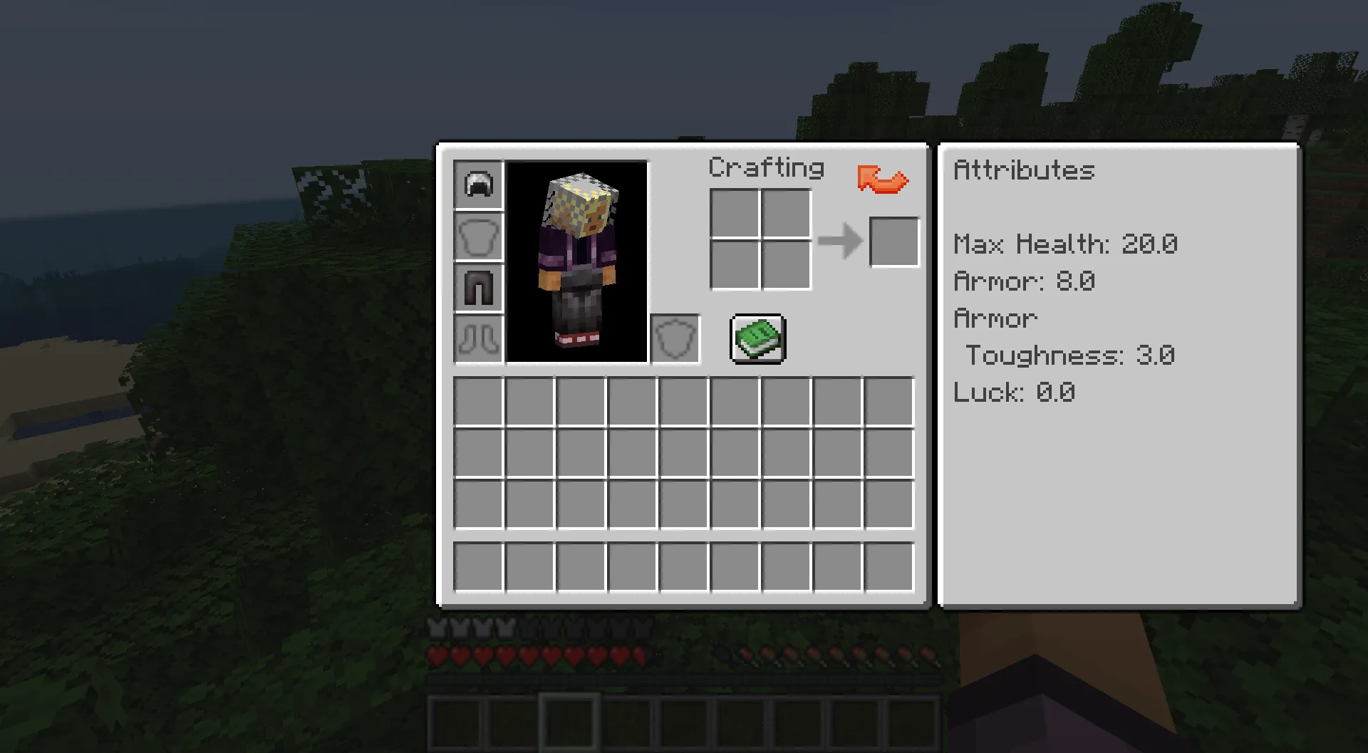 Player Attribute Screen — скриншот 1 (Моды, Minecraft)