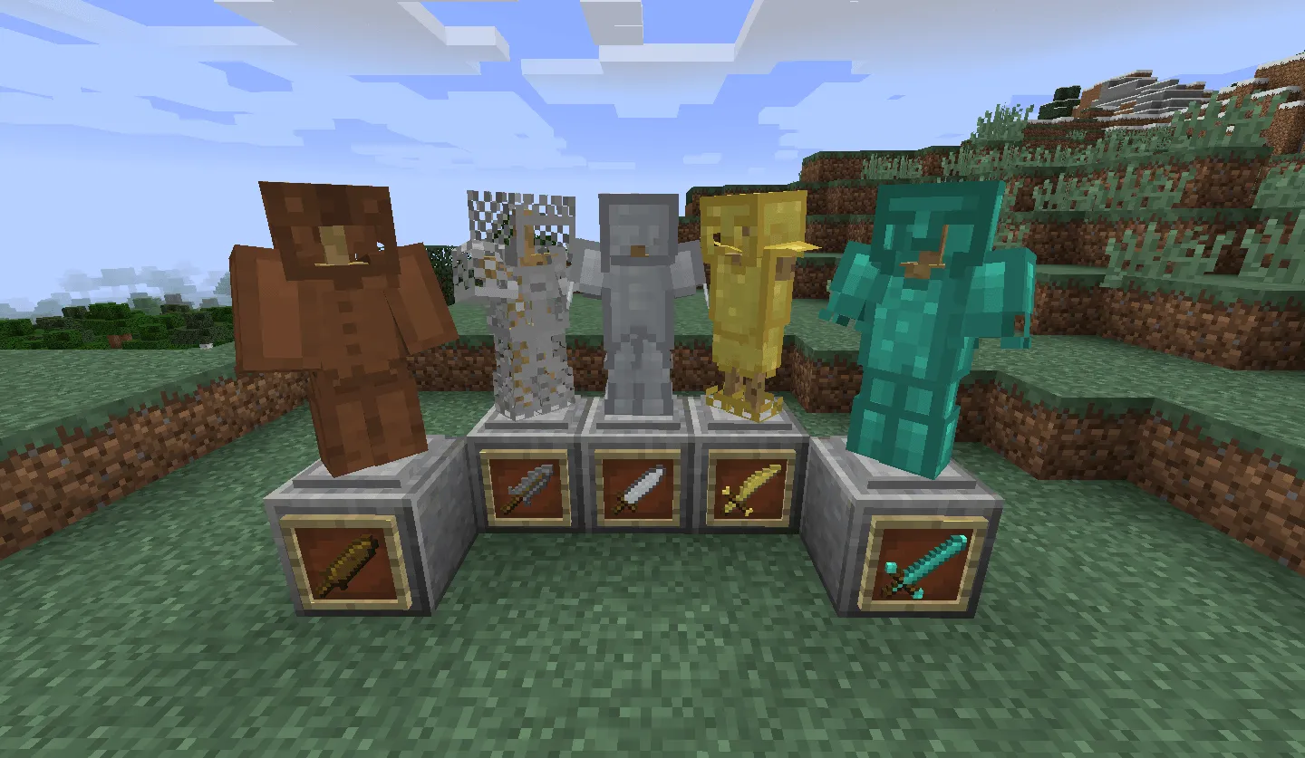 Tonko's Diverse Weapon's Pack, Текстуры, Minecraft