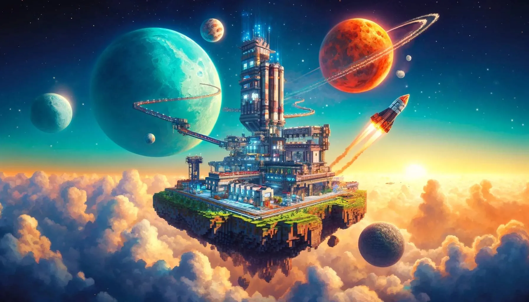 NeoForge Foundry SkyBlock Edition — скриншот 1 (Модпаки, Minecraft)