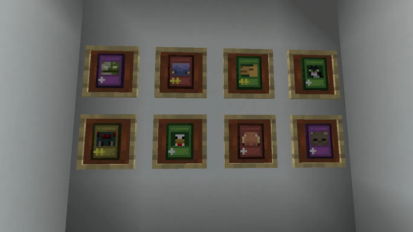 Mob Cards: End, Текстуры, Minecraft