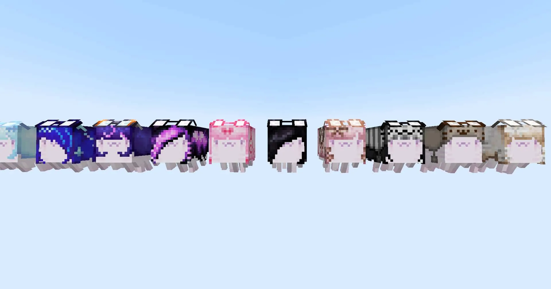 Luvstar’s Kawaii Happy Ghasts — скриншот 4 (Текстуры, Minecraft)