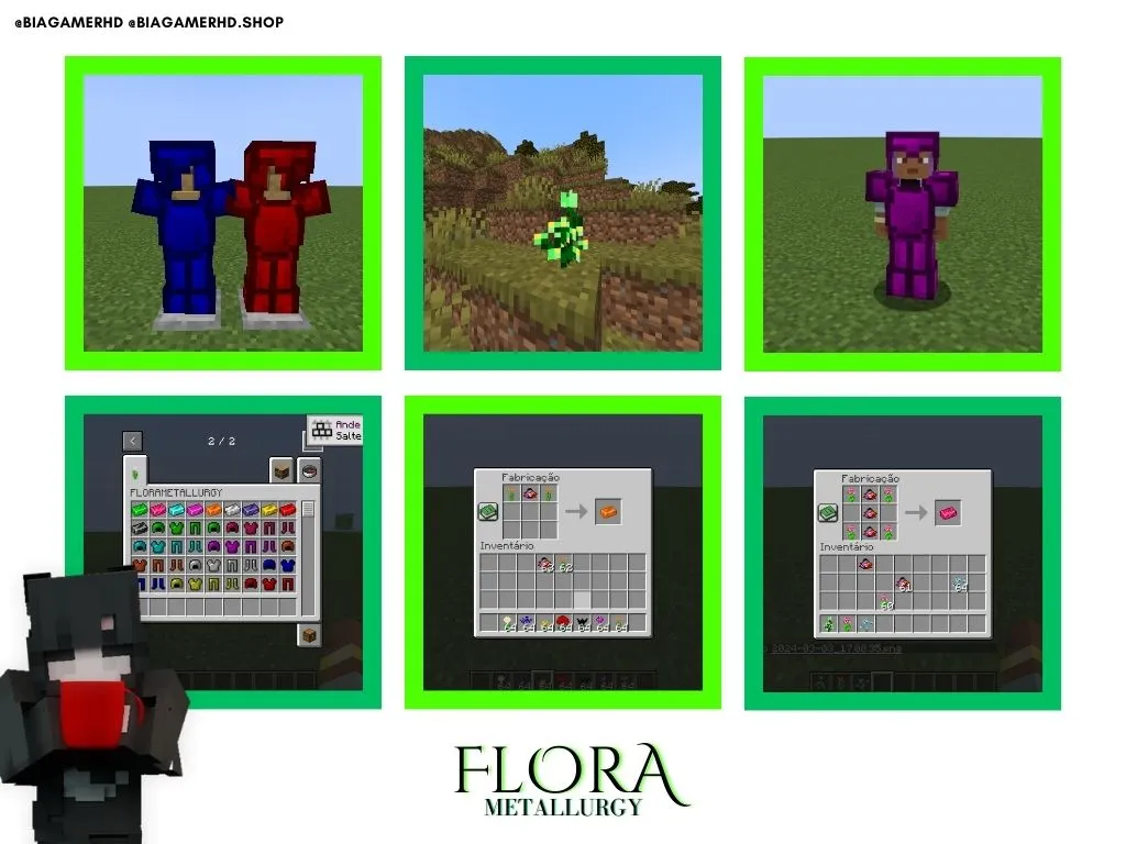 Flora Metallurgy, Моды, Minecraft