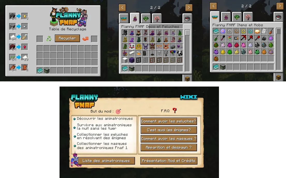 Flanny FNAF — скриншот 5 (Модпаки, Minecraft)