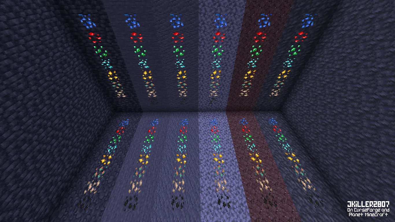 Visible M-Ore Variants, Текстуры, Minecraft